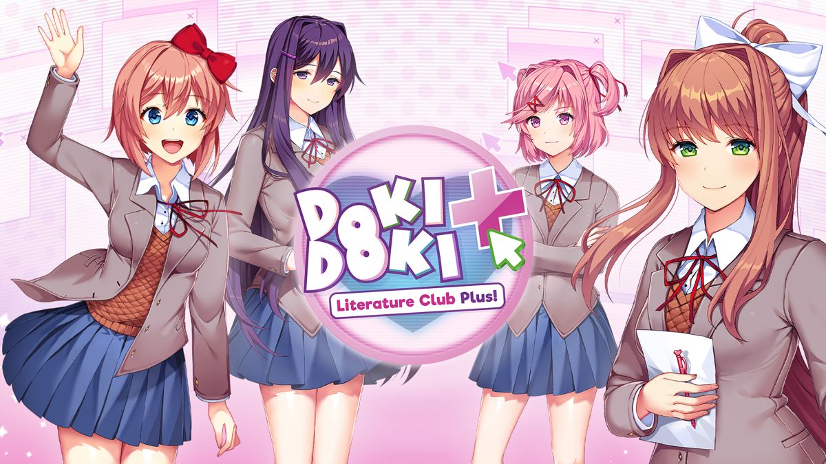 Doki Doki Literature Club Plus box art for Nintendo Switch